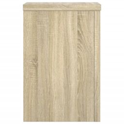 Berkfield Home Plant Stands 2 pcs Sonoma Oak 25x25x35 cm Engineered Wood in Brown - Size: 25 x 25 x 35 cm - thumbnail 5