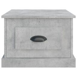 Berkfield Home Coffee Table Concrete Grey 50x50x35 cm Engineered Wood - Size: 50 x 50 x 35 cm - thumbnail 6
