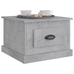 Berkfield Home Coffee Table Concrete Grey 50x50x35 cm Engineered Wood - Size: 50 x 50 x 35 cm - thumbnail 4
