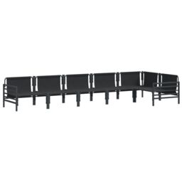 Berkfield Home Garden Sofa Set 6 pcs Anthracite Steel - thumbnail 8