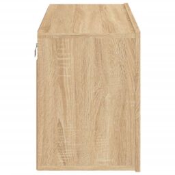 Berkfield Home TV Cabinet Wall-mounted Sonoma Oak 80x30x41 cm in Brown - Size: 80 x 30 x 41 cm - thumbnail 7