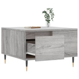 Berkfield Home Coffee Table Grey Sonoma 55x55x36.5 cm Engineered Wood - thumbnail 4