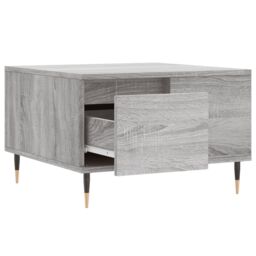 Berkfield Home Coffee Table Grey Sonoma 55x55x36.5 cm Engineered Wood - thumbnail 6