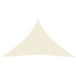 Berkfield Home Sunshade Sail 160 g/m ² Cream 2.5x2.5x3.5 m HDPE in Beige - thumbnail 1