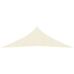 Berkfield Home Sunshade Sail 160 g/m ² Cream 2.5x2.5x3.5 m HDPE in Beige - thumbnail 2