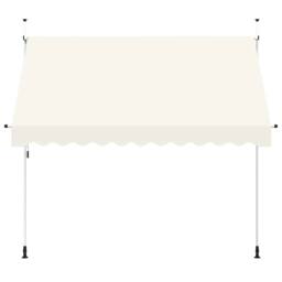 Berkfield Home Manual Retractable Awning 300 cm Cream in Beige