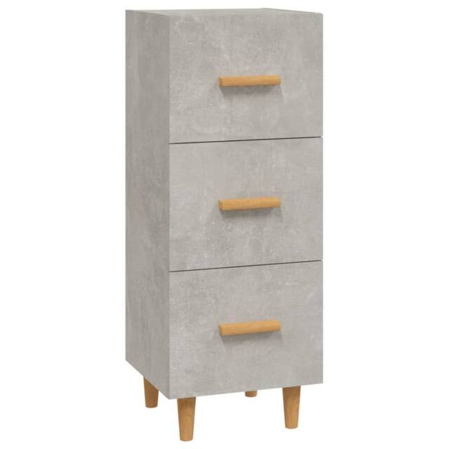 Berkfield Home Sideboard Concrete Grey 34.5x34x90 cm Engineered Wood - image 1