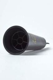 Homescapes In Loving Memory Flute Spike Flower Vase Grave Pot in Black - thumbnail 2