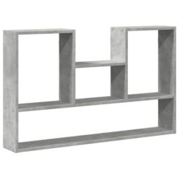 Berkfield Home Wall Shelf Concrete Grey 99x15x60 cm Engineered Wood - Size: 99 x 15 x 60 cm - thumbnail 2