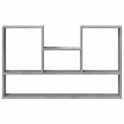 Berkfield Home Wall Shelf Concrete Grey 99x15x60 cm Engineered Wood - Size: 99 x 15 x 60 cm - thumbnail 4