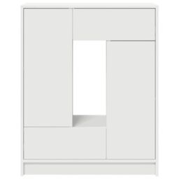 Berkfield Home Sideboard with Drawers & Doors White 73x31x90 cm - Size: 73 x 31 x 90 cm - thumbnail 6