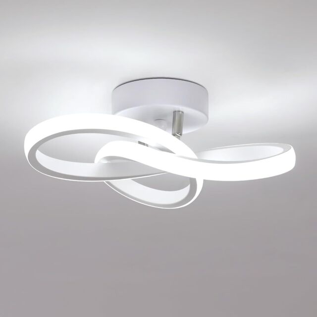 COMELY LED Ceiling Light, 22W Modern White Ceiling Lights, Cool White 6500K - image 1