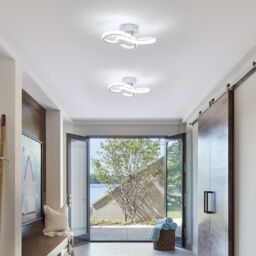 COMELY LED Ceiling Light, 22W Modern White Ceiling Lights, Cool White 6500K - thumbnail 2