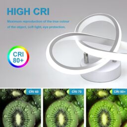 COMELY LED Ceiling Light, 22W Modern White Ceiling Lights, Cool White 6500K - thumbnail 9