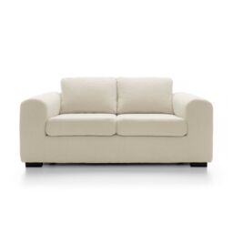 Abakus Direct Boston 2 Seater Sofa Basket Weave in Cream - thumbnail 2