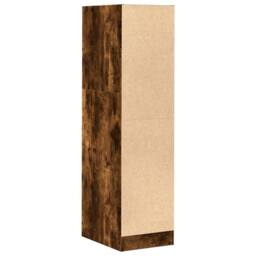 Berkfield Home Apothecary Cabinet Smoked Oak 30x41x118 cm Engineered Wood in Brown - Size: 30 x 41 x 118 cm - thumbnail 7
