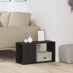 Berkfield Home TV Cabinet Black Oak 60x24x32 cm Engineered Wood - Size: 60 x 24 x 32 cm - thumbnail 1