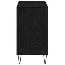 Berkfield Home Stylish Black Oak Vanity Black Oak MDF Medium Black Oak Vanity - thumbnail 7