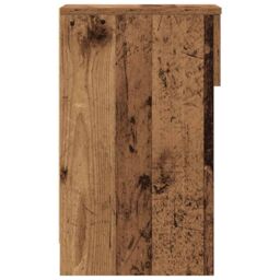Berkfield Home Bedside Cabinets with Drawer 2 pcs Old Wood 20x36x60 cm in Brown - Size: 20 x 36 x 60 cm - thumbnail 7