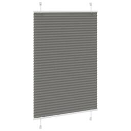 Berkfield Home Pleated Blind Anthracite 95x150 cm Fabric Width 94.4 cm Polyester in Dark Grey - thumbnail 3