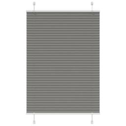 Berkfield Home Pleated Blind Anthracite 95x150 cm Fabric Width 94.4 cm Polyester in Dark Grey - thumbnail 2