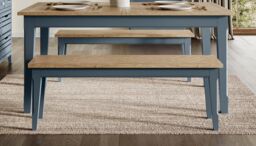 Baumhaus Signature Blue Dining Bench (150) - Size: 1 Pack - thumbnail 1