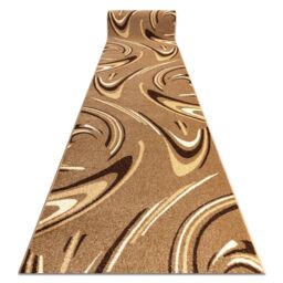 RugsX Heat-Set Fryz Runner in Brown - Size: 90 cm x 150 cm - thumbnail 1