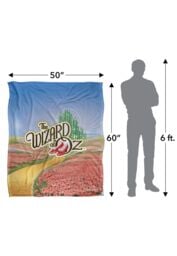 Warner Brothers The Wizard Of Oz Officially Licensed Silky Touch Super Soft Throw Blanket 152 x 127 cm in White - thumbnail 5