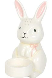 KDMD Bunny Shaped Tealight Holder in White - thumbnail 2