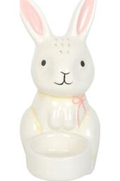 KDMD Bunny Shaped Tealight Holder in White - thumbnail 3