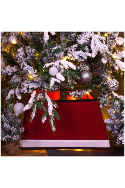 Netagon Father Christmas Style Tree Skirt in Red - image 1