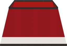 Netagon Father Christmas Style Tree Skirt in Red - thumbnail 4