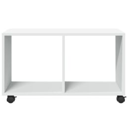Berkfield Home vidaXL¬†Rolling¬†Cabinet¬†White 72x33x42.5 cm Engineered Wood in White - thumbnail 5