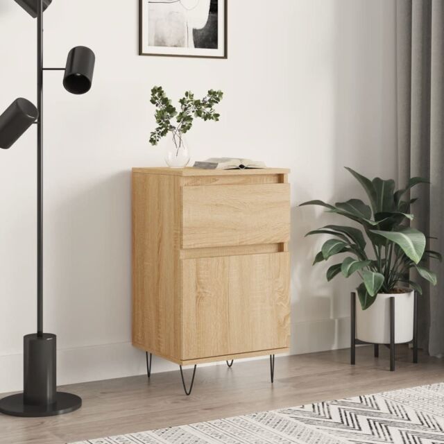Berkfield Home Sideboard Sonoma Oak 40x35x70 cm Engineered Wood in Brown - Size: 40 x 35 x 70 cm - image 1