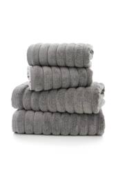 The Lyndon Company Premium Luxury Ribbleton Supersoft Cotton Bathroom Towels in Light Grey - thumbnail 3