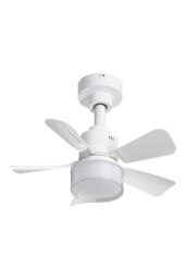 Living and Home Graceful LED Ceiling Fan Light in White - thumbnail 8