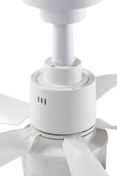 Living and Home Graceful LED Ceiling Fan Light in White - thumbnail 4