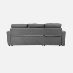 sweeek 3-seater reversible corner sofa bed with storage in Grey - thumbnail 9