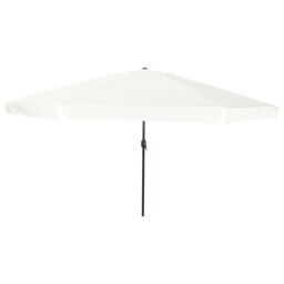 Berkfield Home Garden Umbrella 395x245 cm Sand White - thumbnail 1