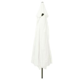 Berkfield Home Garden Umbrella 395x245 cm Sand White - thumbnail 2