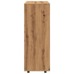 Berkfield Home Wardrobe Artisan Oak 80x40x110 cm Engineered Wood in Brown - Size: 80 x 40 x 110 cm - thumbnail 6