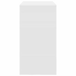 Berkfield Home White Writing Desk White MDF 80 x 40 x 76 cm Simple Writing Desk - thumbnail 6