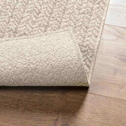 Berkfield Home Rug ZIZUR Cream 200x290 cm Jute Look Indoor & Outdoor - Size: Medium - thumbnail 7