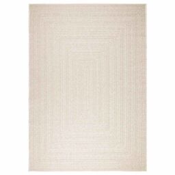 Berkfield Home Rug ZIZUR Cream 200x290 cm Jute Look Indoor & Outdoor - Size: Medium - thumbnail 3