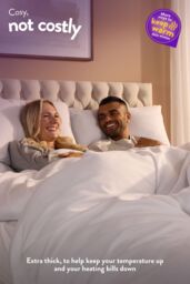 Slumberdown Chilly Nights 15 Tog Duvet, 2 Cosy Nights Pillows in White - Size: King - thumbnail 3