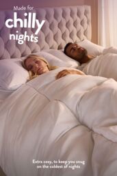 Slumberdown Chilly Nights 15 Tog Duvet, 2 Cosy Nights Pillows in White - Size: King - thumbnail 2