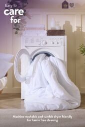 Slumberdown Chilly Nights 15 Tog Duvet, 2 Cosy Nights Pillows in White - Size: King - thumbnail 5