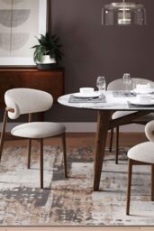 Kukoon Cream Beige Modern Contemporary Abstract Large Size Area Rug 190cm x 280cm in Light Beige - Size: 190 cm x 280 cm - thumbnail 2