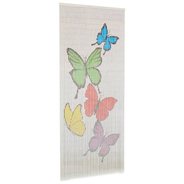 Berkfield Home Insect Door Curtain Bamboo 90x200 cm - image 1