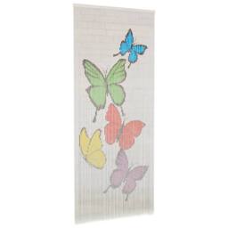 Berkfield Home Insect Door Curtain Bamboo 90x200 cm